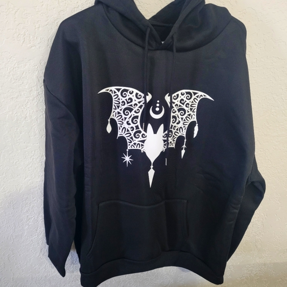 Black Graphic Women's Sweate Shirt